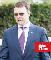  ??  ?? Aidan O’Brien