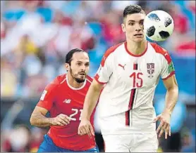  ?? FOTO:GETTY ?? El central serbio, uno de los jugadores con más proyección del Mundial
