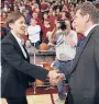  ?? AP ?? Stanford coach Tara VanDerveer and UConn coach Geno Auriemma before a game in 2010.