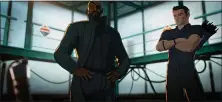  ??  ?? Marvel heroes Nick Fury (voiced by Samuel L. Jackson) and Hawkeye (Jeremy Renner) appear in an upcoming episode of Disney+ series “What If...?”