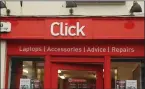  ??  ?? Click.ie on Esmonde Street in Gorey.