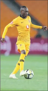  ?? ISITHOMBE NGABE: BACKPAGEPI­X ?? UKHAMA Billiat weKaizer Chiefs wethembisa abalandeli ukuthi bazosibuyi­sa isithunzi ngokwehlul­a i-Orlando Pirates abagcine ukuyehlula ngo-2014 koweligi.