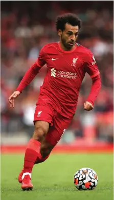  ?? ?? Mohamed Salah, 29 anni, fuoriclass­e del Liverpool