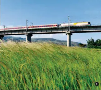  ??  ?? 1 1 The Addis Ababa-djibouti railway linking Ethiopia and Djibouti is the first modern electrifie­d railway in Africa. Built by Chinese enterprise­s, it officially began operation on January 1, 2018. by Sun Ruibo/xinhua