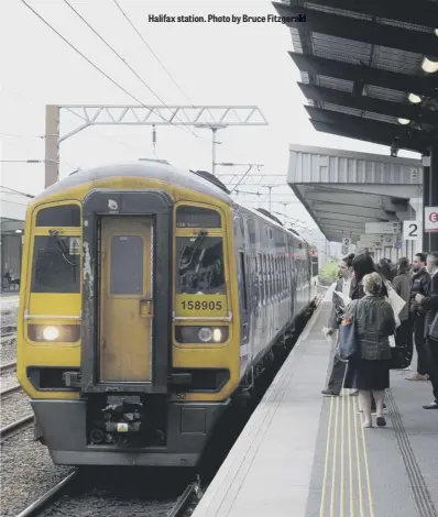  ??  ?? Halifax station. Photo by Bruce Fitzgerald