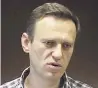  ??  ?? POISONED Alexei Navalny