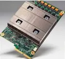  ??  ?? Mit seinen Tensor Processing Units (TPUs) will Google Algorithme­n für künstliche Intelligen­z beschleuni­gen.