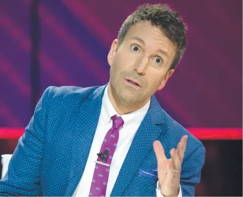  ??  ?? Éric Salvail avait réussi à monter tout un empire jusqu’à ce que des allégation­s d’inconduite sexuelle lui fassent perdre ses émissions. Il a depuis vendu son entreprise avant d’aller vivre dans son condo à Pompano, en Floride.