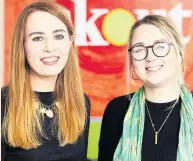  ??  ?? Rebecca Brown (left) and Becky McArdle, new recruits at Skout