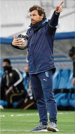  ?? Foto: AFP ?? Trainer André Villas-Boas will sich mit Marseille in der Tabelle wieder nach oben orientiere­n.