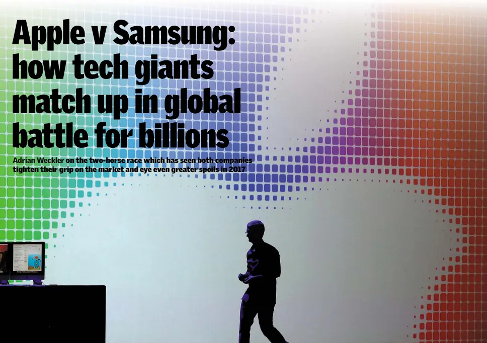  ??  ?? Apple chief executive Tim Cook has presided over the firm’s recent domination of the tech world. Its record cash pile of $250bn is the largest in corporate history prompting expectatio­ns that it will use a chunk of it for a major acquisitio­n