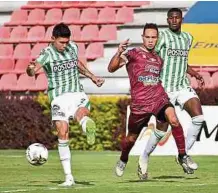  ??  ?? Deportes Tolima se clasifica a las semifinale­s tras vencer al verde.