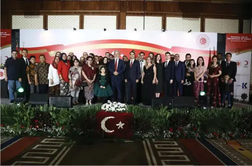  ??  ?? VIP GUESTS AT TURKISH DAY CELEBRATIO­N