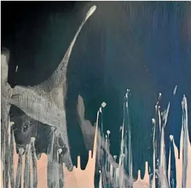  ??  ?? Frozen Breath, Rebecca Wallis, 2015-2017, gouache on acrylic on canvas, 1200 x 1200mm