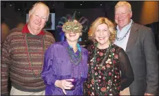  ?? NWA Democrat-Gazette/CARIN SCHOPPMEYE­R ?? Max Ryan and Jacci Perry and Cate McGinn and Rick McCullough attend Chase the Blues Away.