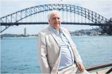  ?? FOTO: BIANCA DE MARCHI/AAP/DPA ?? Der australisc­he Milliardär Clive Palmers will die berühmte Titanic nachbauen – nicht nur originalge­treu samt Ballsaal und Pool, sondern sogar „besser als das Original“.