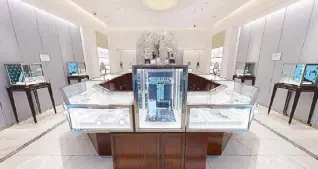  ??  ?? Tiffany & Co. recently launched the first virtual store tour in the country, providing a safe avenue for its clients to browse through the store without leaving the safety of their homes.