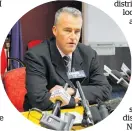  ?? Photo / Christine Cornege ?? Detective Inspector Tim Anderson holds a press conference in relation to the George Taiaroa homicide case in 2013.