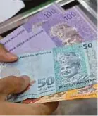  ??  ?? The ringgit has been described as the best-performing currency in Asia except Japan.