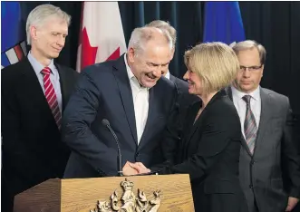  ?? SHAUGHN BUTTS ?? Suncor CEO Steve Williams struck a deal to support Alberta Premier Rachel Notley on climate change that has undermined the industry’s attractive­ness and caused divisions, writes Claudia Cattaneo.