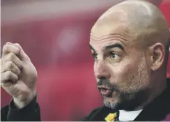  ??  ?? 0 Manchester City manager Pep Guardiola bids for his third title.