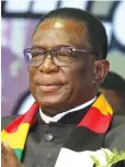  ?? ?? President Mnangagwa