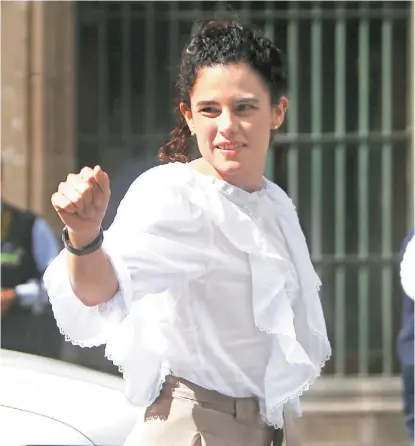  ?? ARIANA PÉREZ ?? Luisa María Alcalde, titular de la secretaría.