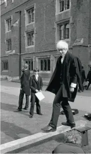  ??  ?? Boris Johnson à Eton en 1979