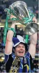  ??  ?? LEGEND: O’driscoll with Heineken Cup