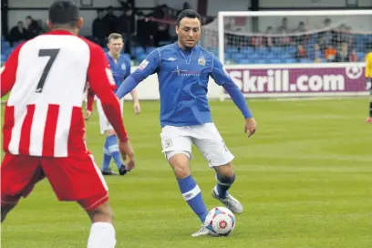  ?? Www.mphotograp­hic.co.uk ?? ●● Former Stockport County defender Kyle Jacobs has joined Ramsbottom