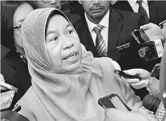  ??  ?? Besides the RTO, Zuraida says the B40 could also find properties priced RM160,000 and below which required them to pay about RM600 per month. — Bernama photo