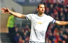  ??  ?? Ex-Manchester United striker Zlatan has moved to LA Galaxy.Source: - AFP photo