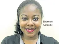  ??  ?? Shannon Samuda