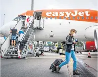  ??  ?? EasyJet will use 40% of its capacity compared to 30%