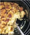  ?? DANIEL J. VAN ACKERE/THE ASSOCIATED PRESS ?? If your bread isn’t stale, bake it in a low oven to make company-worthy Slow-Cooked Bread Pudding.