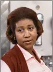  ??  ?? Aretha Franklin appears in the 1980 film “The Blues Brothers.”
