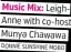  ?? DONNIE SUNSHINE MOBO ?? Music Mix: LeighAnne with co-host Munya Chawawa