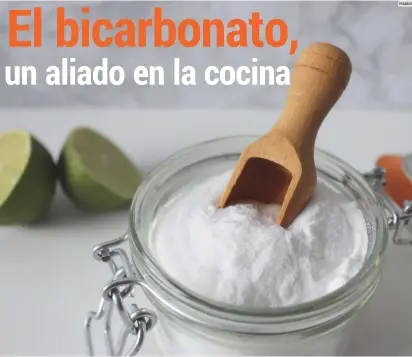  ?? PIXABAY ?? BICARBONAT­O. Siempre tenlo cerca en la cocina.