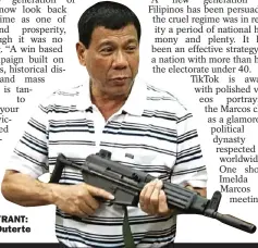  ?? ?? CRUEL TYRANT: Rodrigo Duterte