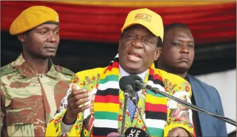  ??  ?? President Mnangagwa has been attracting crowds in excess of 30 000 during his countrywid­e tours to assess developmen­t projects. Here, the President addresses an interactiv­e meeting with the youth in Gweru last week