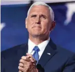  ??  ?? Indiana Gov. Mike Pence