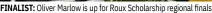  ??  ?? FINALIST: Oliver Marlow is up for Roux Scholarshi­p regional finals