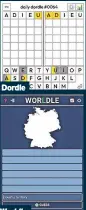  ?? ?? Dordle
Worldle