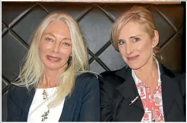  ??  ?? Lily Max author Jane Bloomfield, left, and Britain’s Children’s Laureate author/ illustrato­r Lauren Child.