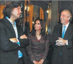  ??  ?? PASADO. Con los Kirchner tuvo una relación con varios altibajos.