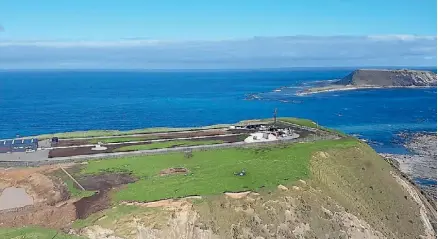  ?? ?? Rocket Lab’s launch site at the tip of Mahia Peninsula, Hawke’s Bay