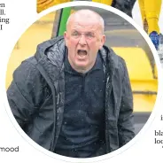  ??  ?? Livingston boss David Martindale is in fighting mood