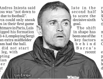  ??  ?? Luis Enrique