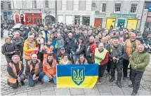  ?? ?? The Grampian Ride for Ukraine took place at the weekend in Aberdeen. Pictures by Kenny Elrick.