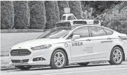  ?? UBER TECHNOLOGI­ES ?? This appears to be the first known pedestrian death involving a self-driving car.